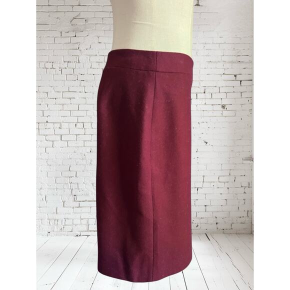 J. Crew Factory Womens Preppy Career Wool Blend The Pencil Skirt Size 4 - Picture 5 of 9